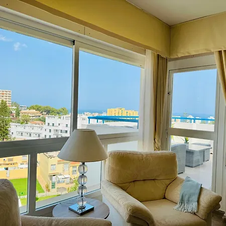Luminoso Atico Con Vistas Al Mar Y Terraza Amplia * Benalmádena